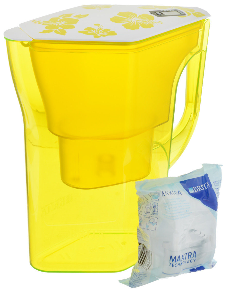 Фильтр-кувшин Brita Навелия, цвет: желтый, 2,3 лDH2400D/OR Фильтр-кувшин Brita Навелия, цвет: желтый, 2,3 лDH2400D/ORФильтр-кувшин Brita Навелия, выполненный из пластика, станет необходимым помощником на вашей кухне. Вода, очищенная данным фильтром обладает рядом преимуществ:- улучшает вкус горячих и холодных напитков, - увеличивает срок службы бытовых приборов, препятствуя образованию накипи, - идеальна для приготовления вкусной и здоровой пищи, - придает более насыщенный вкус и аромат чаю и кофе. Технология фильтра Maxtra снижает содержание в воде таких веществ, как хлор, алюминий, тяжелые металлы (свинец и медь), некоторые пестициды и органические примеси. Также он отфильтровывает соли жесткости.Особенности данного фильтра: - только для Maxtra, - календарь: электронный индикатор ресурса кассеты будет автоматически напоминать вам о необходимости заменить кассету через каждые 4 недели использования, - эргономичный дизайн, - фильтр можно мыть в посудомоечной машине (за исключением крышки), - модель помещается в дверце холодильника.Фильтры Brita имеют уникальную систему очистки, которая помогает смягчить питьевую воду. Они предлагают идеальную возможность улучшить качество питьевой воды дома. Фильтры Brita не только снижают образование известкового налета (карбонатной жесткости), но также эффективно отфильтровывают хлор и металлы, например свинец и медь, которые могут содержаться в системе водопровода. Общий объем фильтра: 2,3 л.Полезный объем: 1,3 л.