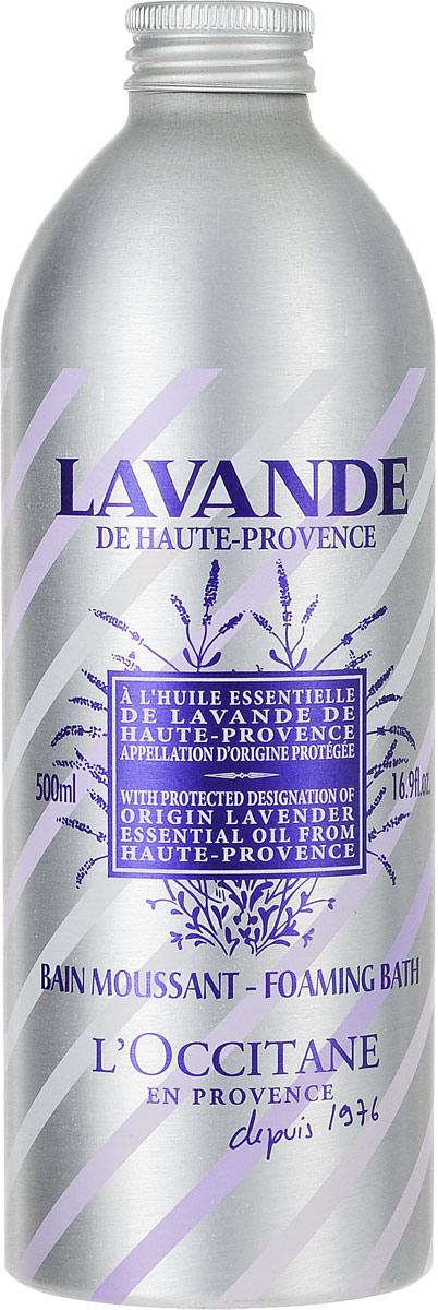 Пена для ванн LOccitane Лаванда, лимитированное издание, 500 мл952215 Пена для ванн LOccitane Лаванда, лимитированное издание, 500 мл952215Роскошная бархатистая пена для ванн LOccitane Лаванда на мягкой растительной моющей основе смягчает и успокаивает кожу. Расслабляющий аромат лаванды снимает стрессы прошедшего дня. Экстракт розмарина снижает вероятность воспалительных процессов на коже и дарит комфортные ощущения. Стильная алюминиевая упаковка напоминает старинные банки с эфирным маслом лаванды.Характеристики:Объем: 500 мл.Артикул: 206959.Производитель: Франция.Loccitane (Л окситан) - натуральная косметика с юга Франции, основатель которой Оливье Боссан. Название Loccitane происходит от названия старинной провинции - Окситании. Это также подчеркивает идею кампании - сочетании традиций и компонентов из Средиземноморья в средствах по уходу за кожей и для дома. LOccitane использует для производства косметических средств натуральные продукты: лаванду, оливки, тростниковый сахар, мед, миндаль, экстракты винограда и белого чая, эфирные масла розы, апельсина, морская соль также идет в дело. Специалисты компании с особой тщательностью отбирают сырье. Учитывается множество факторов, от места и условий выращивания сырья до времени и технологии сборки. Товар сертифицирован.