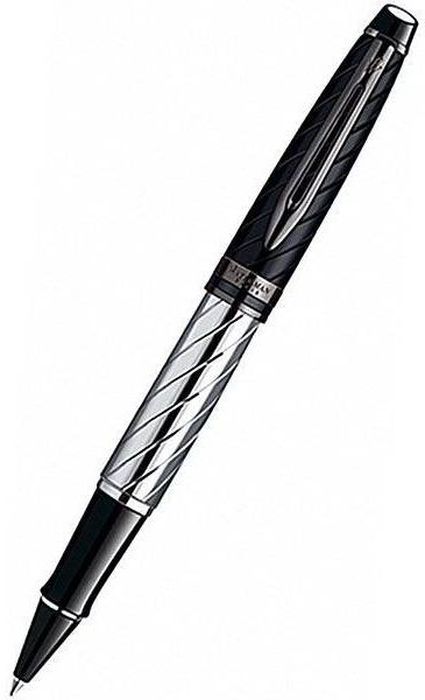 Waterman Ручка роллер Expert Precious CT черная корпус сереброWAT-S0963330 Waterman Ручка роллер Expert Precious CT черная корпус сереброWAT-S0963330Материал корпуса: ЛатуньПокрытие корпуса: Платиновое покрытиеМатериал отделки деталей корпуса: РутенийСпособ подачи стержня: С колпачком. Черные чернила F.