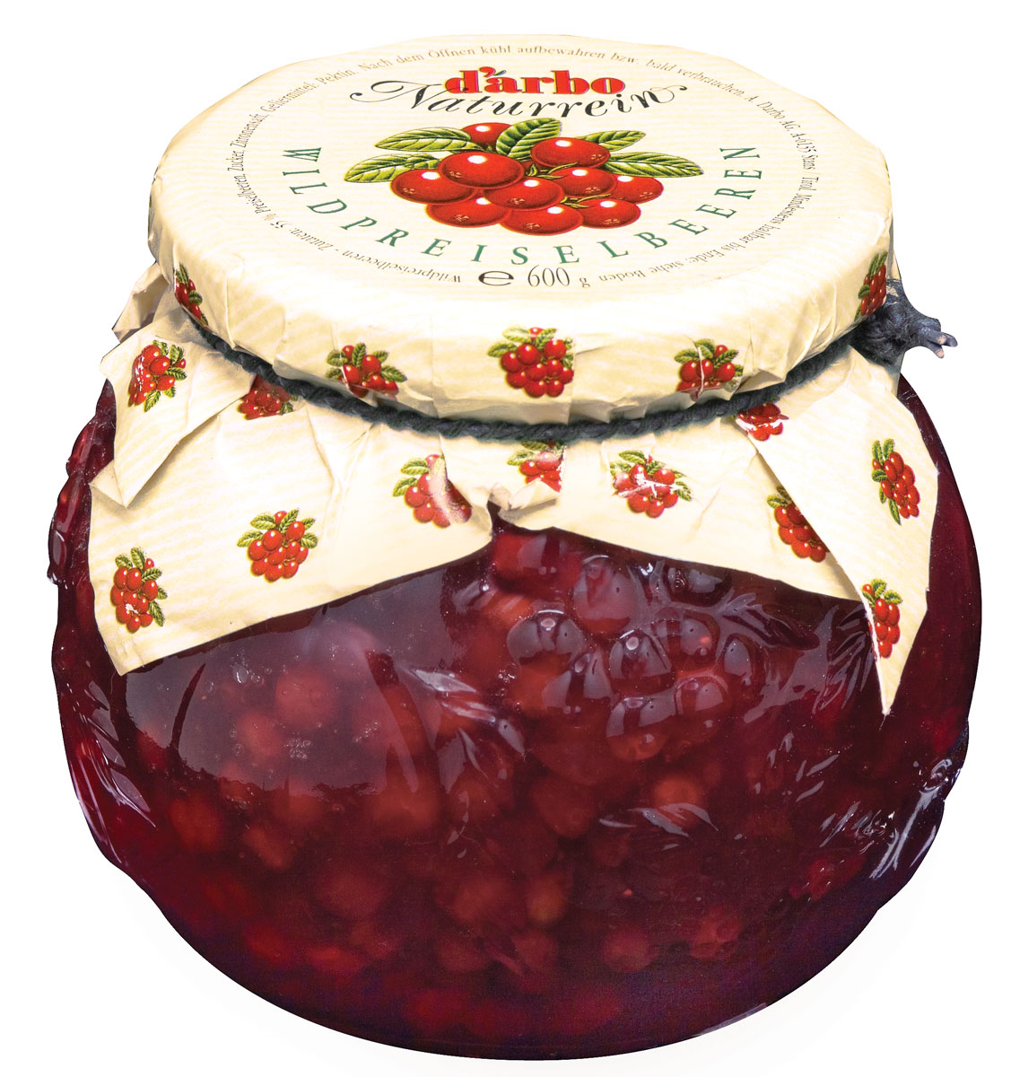 Darbo соус дикая брусника, 600 г0120710 Darbo соус дикая брусника, 600 г0120710Семейная фирма ДАрбо начала производство конфитюров и компотов в 1879году. Для приготовления соуса используются отборные ягоды дикойбрусники, которые поспевают в течение лета под солнцем Северной Европы.Изысканный кисло-сладкий вкус прекрасно дополнит как блюда из мяса, индейки, свинины, так и оладьи, блины или просто мороженое.