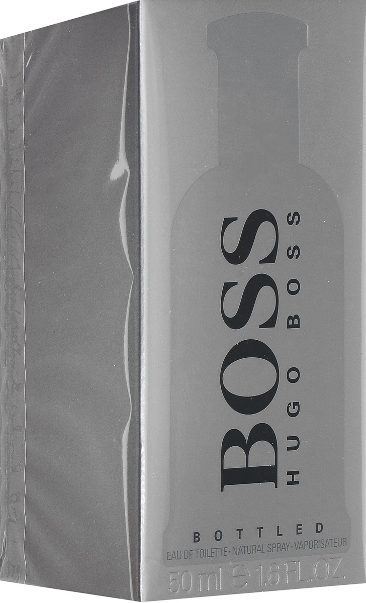 Hugo Boss Туалетная вода Boss Bottled, 50 млWS2320N Hugo Boss Туалетная вода Boss Bottled, 50 млWS2320NBottled Hugo Boss принадлежит к древесной и пряной группам ароматов. Композиция от парфюмеров из Hugo Boss предназначена для сильной половины человечества. К верхним нотам этого немецкого парфюма можно отнести аккорды сливы, дубового мха, зеленого яблока, цитрусов, бергамота, герани и лимона. В качестве сердечных оттенков были выбраны ноты махагони, гвоздики и корицы. Аккорды сандалового дерева, оливкового дерева, ванили, ветивера и кедра выступают в качестве базовых оттенков.Верхняя нота: Яблоко, Цитрусовые фрукты.Средняя нота: Корица, Герань, Гвоздика.Шлейф: Сандаловое дерево, Кедр, Оливковое дерево.Яблоко и корица - секрет успеха.Дневной и вечерний аромат.