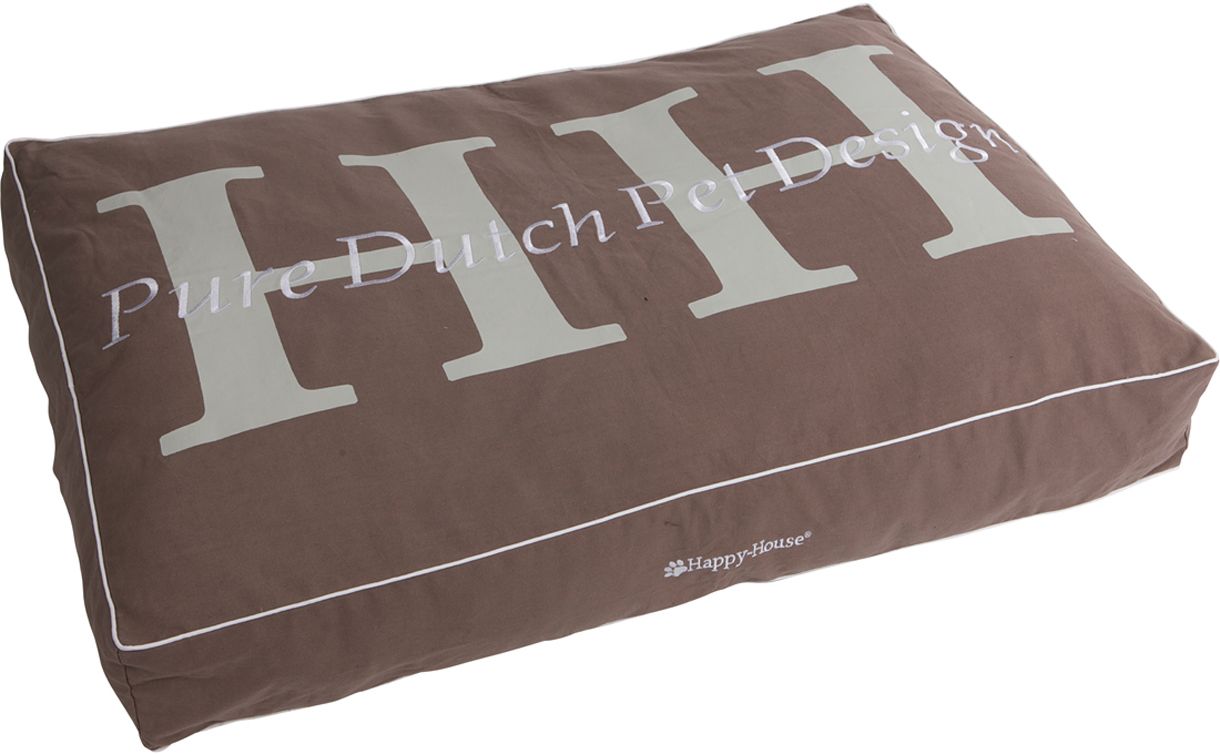 Подушка для животных Happy House Pure Dutch Pet Design, цвет: серо-коричневый, 95 х 65 х 15 см0120710 Подушка для животных Happy House Pure Dutch Pet Design, цвет: серо-коричневый, 95 х 65 х 15 см0120710Подушка для домашних животных Happy House Pure Dutch Pet Design изготовлена с применением высоких технологий из самых качественных материалов. Верх изделия выполнен из хлопка, а в качестве наполнителя используется полиэстер, который обеспечивает мягкость подушки. Изделие долговечно и экологично, отлично сохраняет форму и эластичность и легко стирается. Подушка для домашних животных Happy House Pure Dutch Pet Design непременно порадует вашего питомца и обеспечит ему комфортный сон и полноценный отдых.