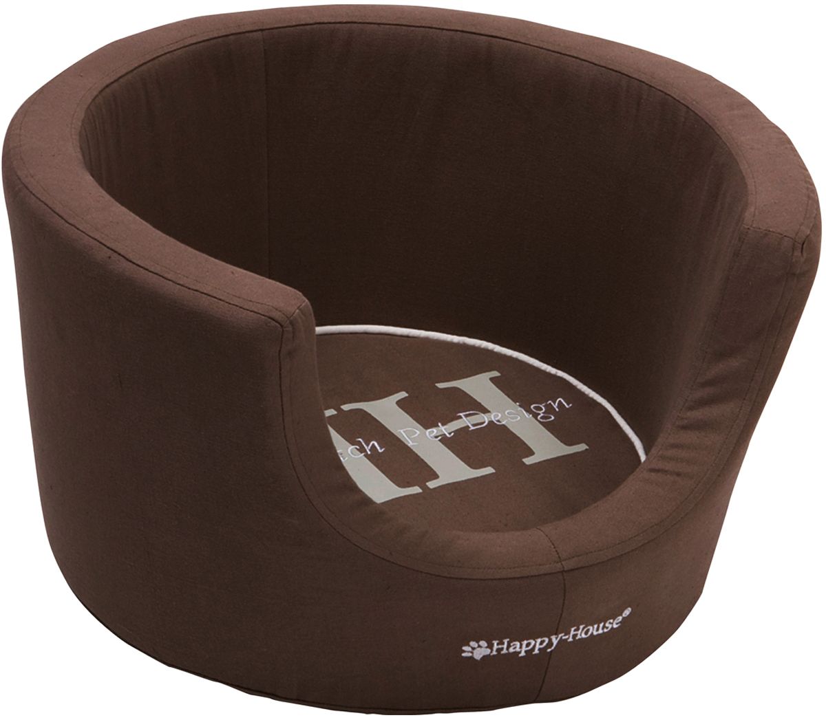 Лежак для животных Happy House Canvas Comfort, цвет: коричневый, 43 х 43 х 25 см0120710 Лежак для животных Happy House Canvas Comfort, цвет: коричневый, 43 х 43 х 25 см0120710Лежак Happy House Canvas Comfort непременно станет любимым местом отдыха вашего домашнего животного. Изделие выполнено из высококачественного хлопка, а наполнитель - из полиэстера. Такой материал не теряет своей формы долгое время. Внутри имеется мягкая съемная подстилка. На таком лежаке вашему любимцу будет мягко и тепло. Он подарит вашему питомцу ощущение уюта и уединенности.