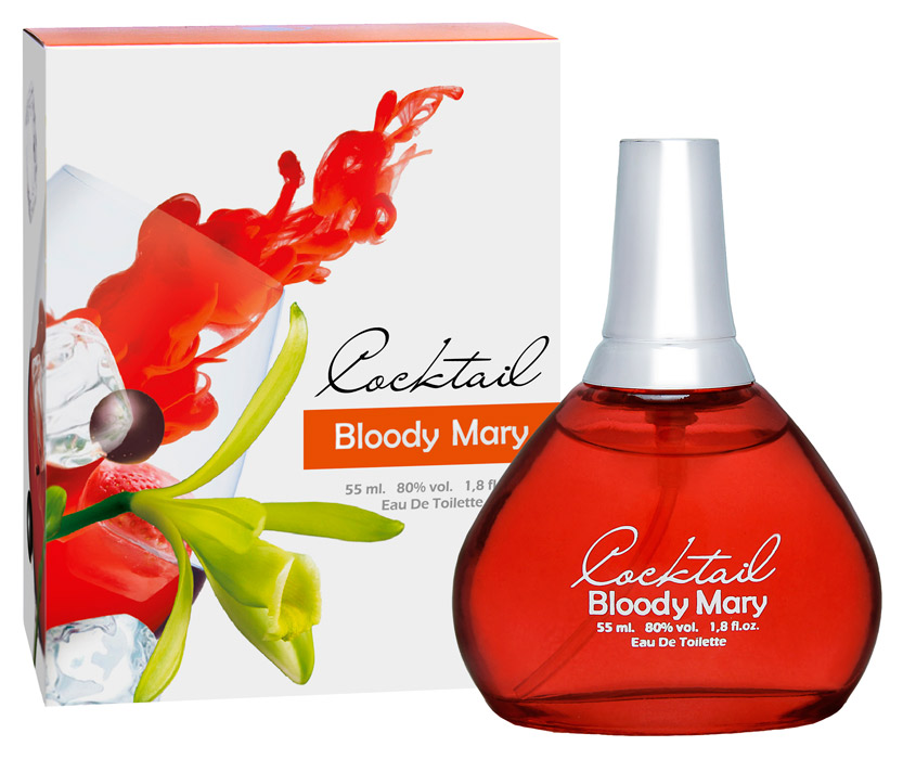 Apple Parfums Bloody Mary. Туалетная вода, 55 млWS2320N Apple Parfums Bloody Mary. Туалетная вода, 55 млWS2320NЕсли составить рейтинг самых знаменитых и популярных коктейлей, то Bloody Mary определенно займет первую строчку в этом хит-параде - Bloody Mary знают все. Своим рождением коктейль обязан Фернанду Петио, бармену, работавшему в парижском баре Нью-Йорк в начале прошлого века. Классификация аромата: цветочно-цитрусовый.Пирамида аромата:Верхние ноты: грейпфрут, черная смородина.Ноты сердца: жасмин, лилия, абрикос. Ноты шлейфа: ваниль, мускус, бобы тонка, сандал.Ключевые слова:Чувственный, романтичный, сладкий.Туалетная вода - один из самых популярных видов парфюмерной продукции. Туалетная вода содержит 4-10%парфюмерного экстракта. Главные достоинства данного типа продукции заключаются в доступной цене, разнообразии форматов (как правило, 30, 50, 75, 100 мл), удобстве использования (чаще всего - спрей). Идеальна для дневного использования.Товар сертифицирован.