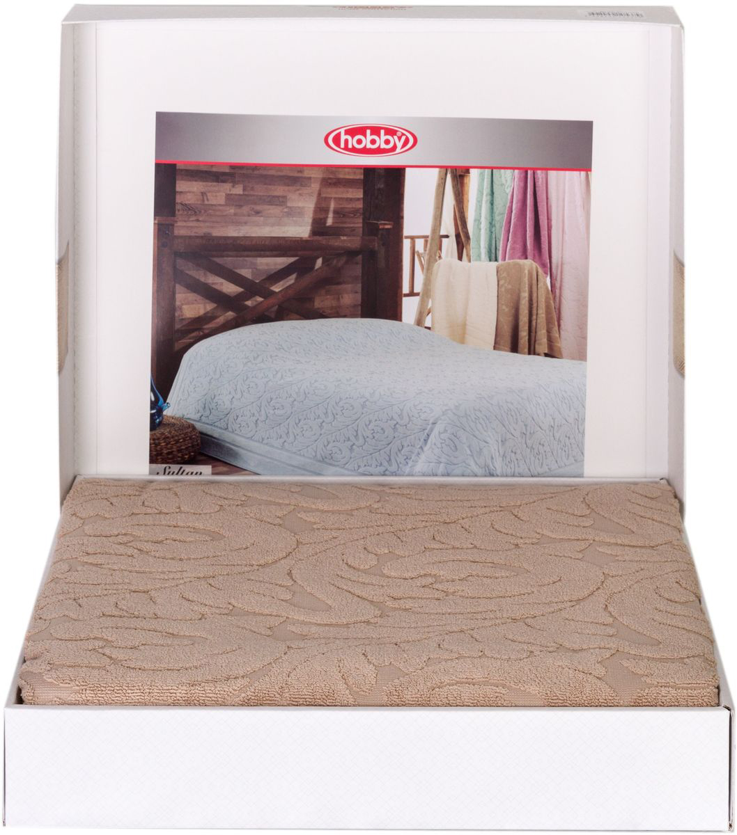 Покрывало Hobby Home Collection Sultan, цвет: бежевый, 200 х 220 смU210DF Покрывало Hobby Home Collection Sultan, цвет: бежевый, 200 х 220 смU210DFШикарное покрывало Hobby Home Collection Sultan изготовлено из 100% хлопка высшей категории. Оно обладает замечательными дышащими свойствами и будет хорошо смотреться как на диване, так и на большой кровати. Данное покрывало можно также использовать в качестве одеяла.