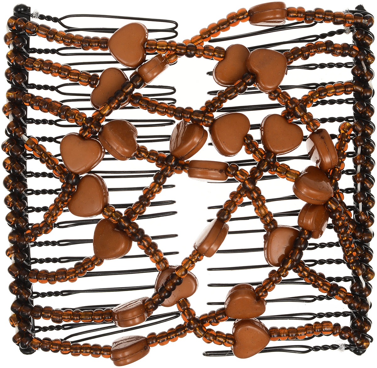 EZ-Combs Заколка Изи-Комбс, одинарная, цвет: коричневый. ЗИО_сердечкиСерьги с подвесками EZ-Combs Заколка Изи-Комбс, одинарная, цвет: коричневый. ЗИО_сердечкиСерьги с подвескамиУдобная и практичная EZ-Combs подходит для любого типа волос: тонких, жестких, вьющихся или прямых, и не наносит им никакого вреда. Заколка не мешает движениям головы и не создает дискомфорта, когда вы отдыхаете или управляете автомобилем. Каждый гребень имеет по 20 зубьев для надежной фиксации заколки на волосах! И даже во время бега и интенсивных тренировок в спортзале EZ-Combs не падает; она прочно фиксирует прическу, сохраняя укладку в первозданном виде.Небольшая и легкая заколка для волос EZ-Combs поместится в любой дамской сумочке, позволяя быстро и без особых усилий создавать неповторимые прически там, где вам это удобно. Гребень прекрасно сочетается с любой одеждой: будь это классический или спортивный стиль, завершая гармоничный облик современной леди. И неважно, какой образ жизни вы ведете, если у вас есть EZ-Combs, вы всегда будете выглядеть потрясающе.