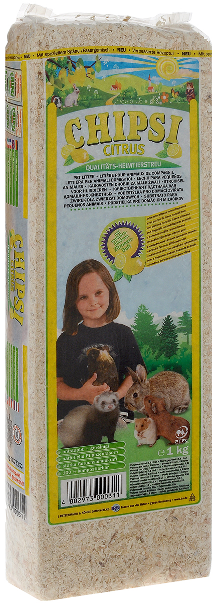 Наполнитель для грызунов Chipsi Citrus, древесный, с ароматом лимона, 1 кг0120710 Наполнитель для грызунов Chipsi Citrus, древесный, с ароматом лимона, 1 кг0120710Наполнитель Chipsi Citrus изготовлен из древесины. Гранулы позволяют вашим питомцам чувствовать себя комфортно, так как они не прилипают к лапам и шерсти животных, при этом максимально поглощают влагу и запахи. Наполнитель обладает антисептическими свойствами. Удивительные качества наполнителя Chipsi Citrus позволяют вам создать комфортные условия для ваших питомцев.Растительные волокна характеризуются приятной мягкостью и отсутствием пыли, что обеспечивает комфорт для животных и чувствительных органов дыхания.Объем: 15 л.