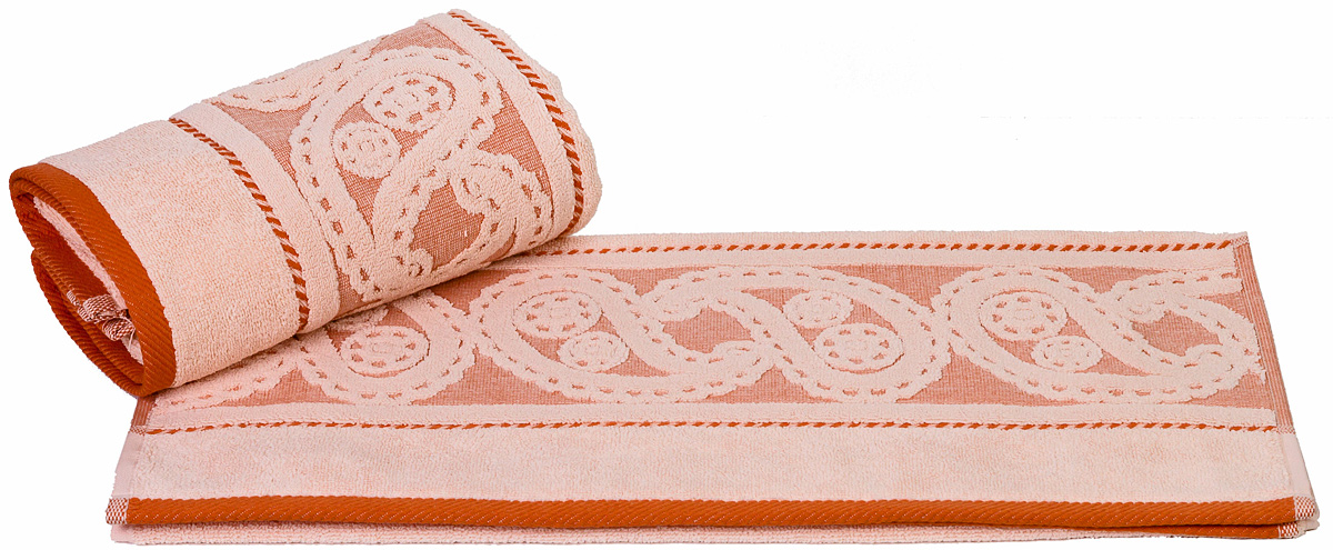 Полотенце Hobby Home Collection Hurrem, цвет: персиковый, 70 х 140 см1092019 Полотенце Hobby Home Collection Hurrem, цвет: персиковый, 70 х 140 см1092019Полотенце Hobby Home Collection Hurrem выполнено из 100% хлопка. Изделие отлично впитывает влагу, быстро сохнет, сохраняет яркость цвета и не теряет форму даже после многократных стирок. Такое полотенце очень практично и неприхотливо в уходе. А простой, но стильный дизайн полотенца позволит ему вписаться даже в классический интерьер ванной комнаты.