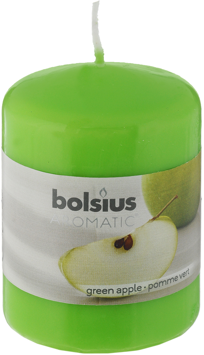Свеча ароматическая Bolsius Яблоко, 6 х 6 х 7,3 см103626800484 Свеча ароматическая Bolsius Яблоко, 6 х 6 х 7,3 см103626800484Свеча ароматическая Bolsius Яблоко создаст в доме атмосферу тепла и уюта. Свеча приятно смотрится в интерьере, она безопасна и удобна в использовании. Свеча создаст приятное мерцание, а сладкий манящий аромат окутает вас и подарит приятные ощущения.
