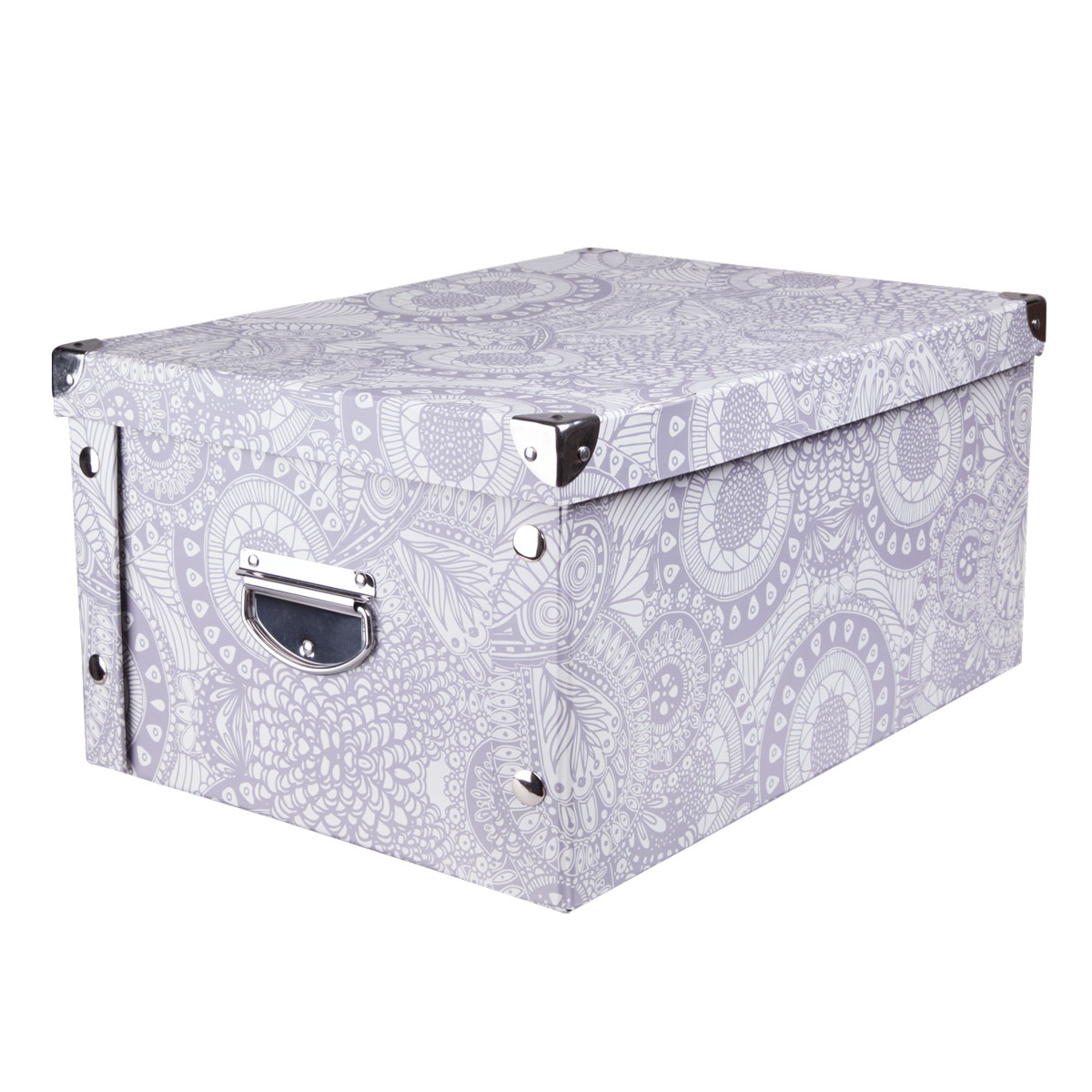 Коробка для хранения Miolla, 30 х 20 х 15 см. CFB-01S03301004 Коробка для хранения Miolla, 30 х 20 х 15 см. CFB-01S03301004Коробка для хранения Miolla прекрасно подойдет для хранения бытовых мелочей, документов, аксессуаров для рукоделия и других мелких предметов. Коробка поставляется в разобранном виде, легко и быстро складывается. Плотная крышка и удобные для переноски металлические ручки станут приятным дополнением к функциональным достоинствам коробки. Удобная крышка не даст ни одной вещи потеряться, а оптимальный размер подойдет для любого шкафа или полки.Компактная, но при этом вместительная коробка для хранения станет яркой нотой в вашем интерьере.