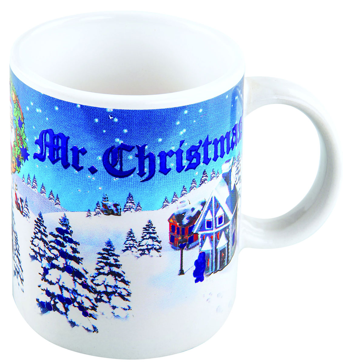 Кружка-хамелеон Mister Christmas, высота 9,5 см115510 Кружка-хамелеон Mister Christmas, высота 9,5 см115510Кружка-хамелеон Mister Christmas выполнена из высококачественного фарфора. Если в нее налить горячий напиток, то надпись Mr. Christmas меняет цвет. Такой подарок станет не только приятным, но и практичным сувениром: кружка станет незаменимым атрибутом чаепития, а оригинальный дизайн вызовет улыбку.