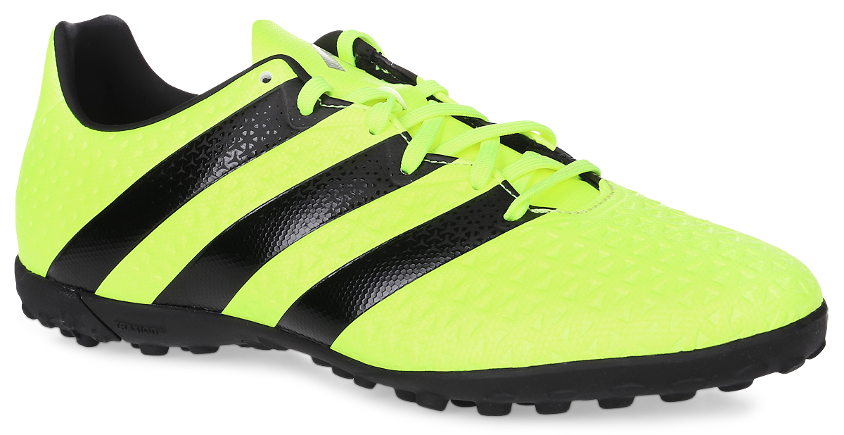 Бутсы мужские Adidas Ace 16.4 tf, цвет: желтый, черный. Размер 10,5 (44)819190-004 Бутсы мужские Adidas Ace 16.4 tf, цвет: желтый, черный. Размер 10,5 (44)819190-004Футбольные бутсы Adidas Ace 16.4 tf применяются для игры на искусственных полях. Гибкий верх Control Feel обеспечивает прекрасное чувство мяча, делая каждый пас безукоризненным. Подошва Total Control для маневренности и превосходной устойчивости на жестких искусственных покрытиях. Верх бутс выполнен из прочного искусственного материала. Внутри также искусственный материал и текстиль.