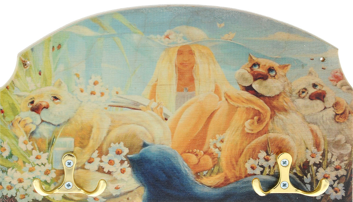 Вешалка-ключница Miolla Кошки, 25 х 15 см503297 Вешалка-ключница Miolla Кошки, 25 х 15 см503297Вешалка-ключница Miolla Кошки, выполненная из дерева и металла, станет не заменимым аксессуаром для дома. В доме должен быть мир и порядок, около дверей должна висеть настенная ключница. Жизнь современной семьи складывается таким образом, что в каждом доме со временем собирается увесистая связка ключей. От дома, дачи, офиса, почты, квартиры, гаража. Лучше держать их в одном месте, чтобы не терять время и нервы на их поиски в нужный момент.Размер ключницы: 25 х 15 см.