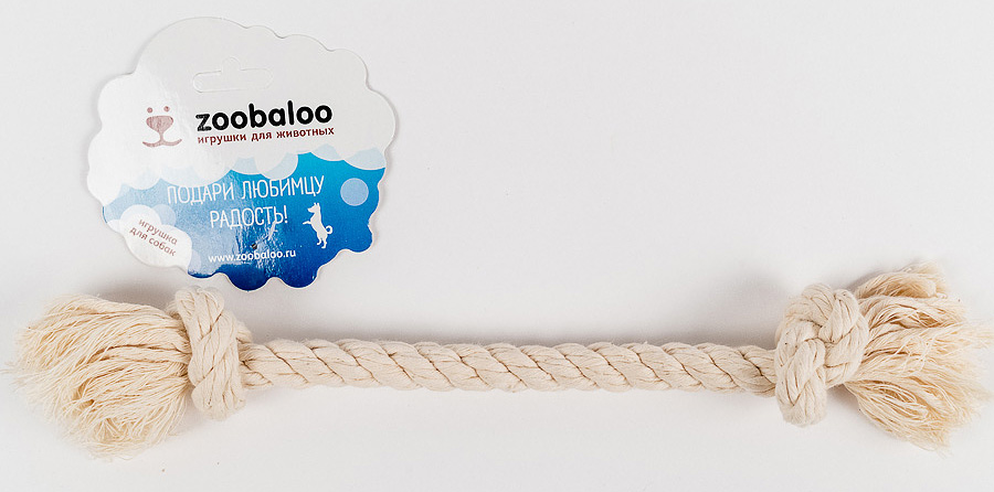 Грейфер для собак Zoobaloo, длина 28 см0120710 Грейфер для собак Zoobaloo, длина 28 см0120710Классическая игрушка для собак Zoobaloo изготовлена из хлопка высшего качества. Натуральная веревка помогает очистить зубы собаки от налета и зубного камня и поддерживать гигиену полости рта. Ее можно жевать, бросать и приносить. Море радости и азарта обеспечено!