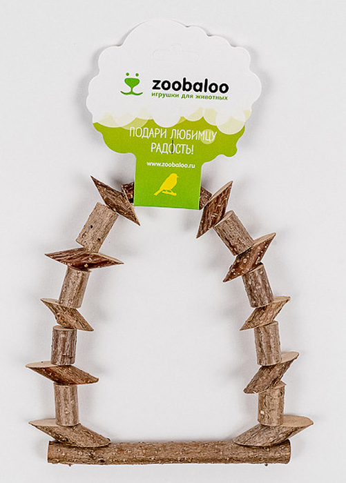 Игрушка для птиц Zoobaloo Качели из брусочков. 5530120710 Игрушка для птиц Zoobaloo Качели из брусочков. 5530120710Игрушка Zoobaloo Качели из брусочков в отличие от пластмассовых аналогов производится из высококачественных натуральных материалов и полностью безопасна для ваших питомцев. Качели изготовлены из веток орешника и оснащены карабином для подвешивания в клетке.