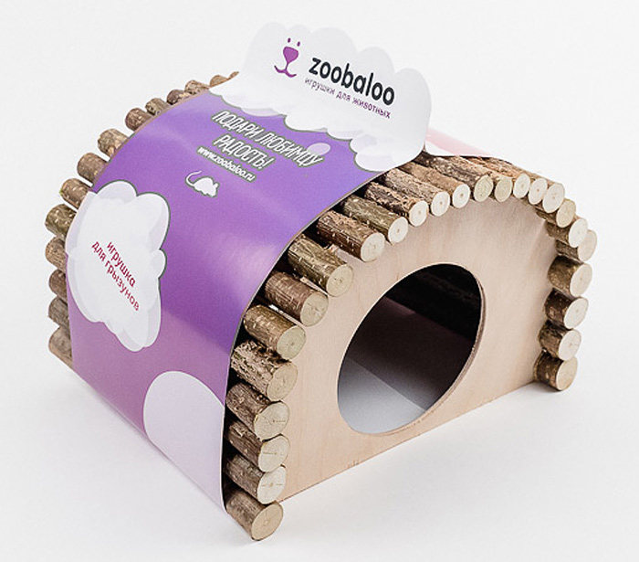 Домик для грызунов Zoobaloo Овал, 19 х 12 х 16 см0120710 Домик для грызунов Zoobaloo Овал, 19 х 12 х 16 см0120710Комфортный деревянный домик Zoobaloo послужит надежным укрытием вашему любимцу, а также идеальным местом для сна и отдыха! Домик весьма просторный, имеет оригинальную овальную крышу, изготовленную из прутьев орешника, и удобный круглый вход. Этот аксессуар предоставит вашему любимцу минуты отдыха в течение дня. Домик позволит вашему грызуну ощутить максимальный комфорт и уют!