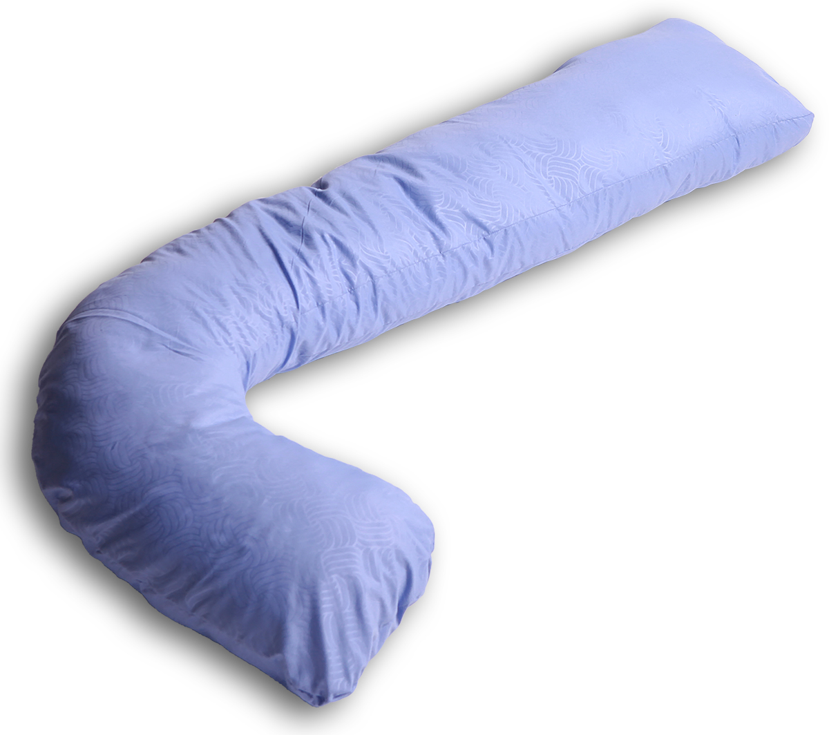 Body Pillow Подушка для беременных и кормящих L-образная цвет лавандовыйL75х150 пено лаванд Body Pillow Подушка для беременных и кормящих L-образная цвет лавандовыйL75х150 пено лавандПодушка для беременных Body Pillow в форме L – практичная, компактная, и очень удобная. Самое популярное использование в четырех позах:1. Длинная сторона под животик, короткая под голову2. Длинная сторона под животик, короткая между бедер3. Длинная сторона под спинку, короткая под голову4. Длинная сторона под спинку, короткая между бедерДлина длинной стороны 150 см, длина короткой стороны 75 см. Наполнитель подушки – шарики пенополистирола – похожи на шарики анти-стресс, но диаметром 3-4 мм - это гипоаллергенный материал, который на 80% состоит из воздуха, заключенного в микроскопические клетки из вспененного полистирола.Благодаря особенности наполнителя, подушка жесткая, практически не поддается деформации и не пружинит. Благодаря этому свойству подушка идеально подойдет и для девушек с пышными формами. Контур подушки подстраивается под форму тела (шарики распределяются под весом тела). При перемещении шариков подушка издает шуршащие звуки.В комплекте есть съемная наволочка на молнии однотонного лавандового цвета с рельефным узором (тиснением). Очень мягкая и приятная на ощупь ткань.