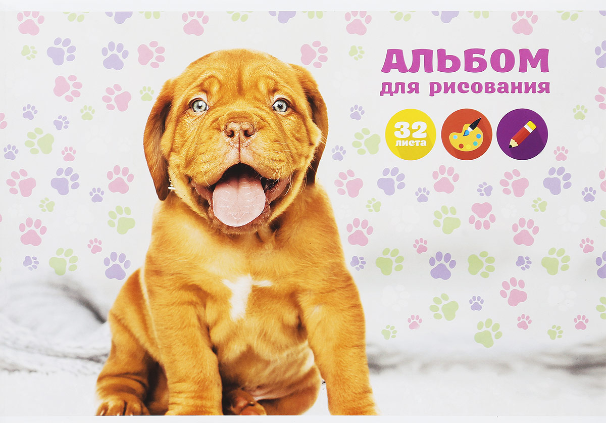 ArtSpace Альбом для рисования So Cute Собака 32 листа0703415 ArtSpace Альбом для рисования So Cute Собака 32 листа0703415Альбом для рисования ArtSpace So Cute. Собака порадует маленького художника и вдохновит его на творчество.Высокое качество бумаги позволяет карандашам, фломастерам и краскам ровно ложиться на поверхность и не растекаться по листу. Способ крепления - две металлические скрепки. В альбоме 32 листа.Во время рисования совершенствуется ассоциативное, аналитическое и творческое мышления. Занимаясь изобразительным творчеством, ребенок тренирует мелкую моторику рук, становится более усидчивым и спокойным и, конечно, приобщается к общечеловеческой культуре.