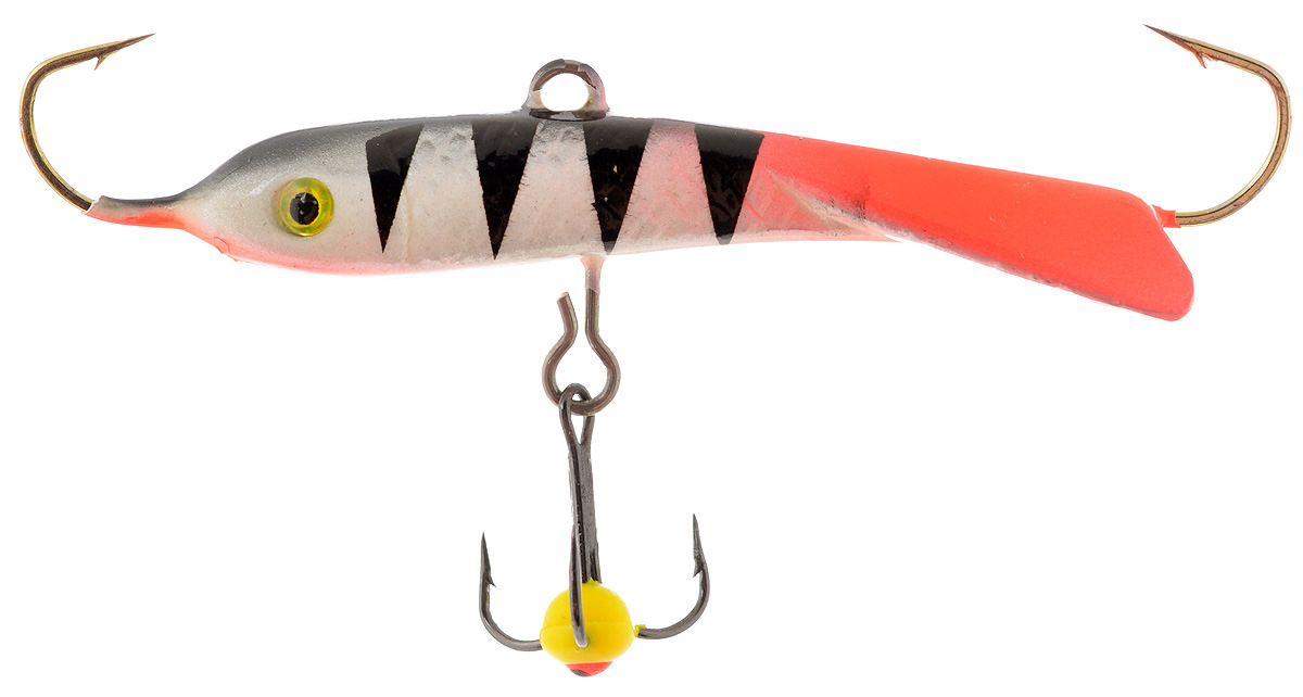 Балансир Dixxon Classic, цвет: серебристый, черный, розовый, длина 5,5 см, 17 г. 5851058510 Балансир Dixxon Classic, цвет: серебристый, черный, розовый, длина 5,5 см, 17 г. 5851058510Балансир Dixxon Classic удлиненной формы c тремя крючками предназначен для ловли средних рыб со льда и на мелководье. Изделие изготовлено из прочного металла и оснащено тройным крючком и высококачественными впаянными крючками. Форма этого балансира напоминает мелкую рыбку. Балансир окрашен в яркие цвета, что делает его более заметным и позволяет привлечь рыбу с более дальнего расстояния.