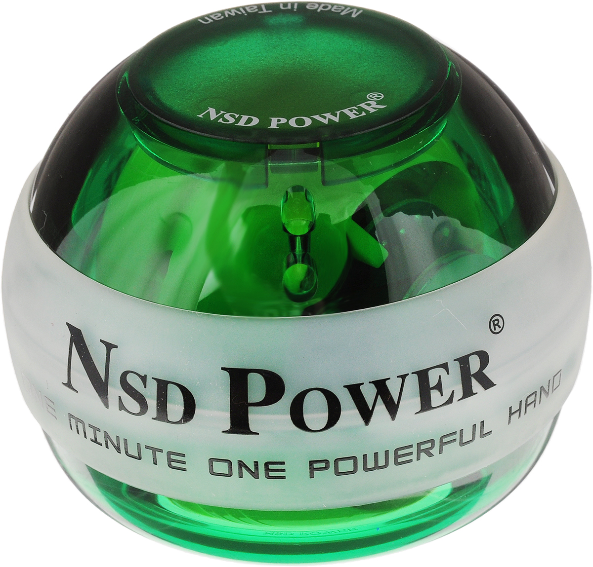 Тренажер кистевой NSD Power Powerball Neon. PB - 188L0003954 Тренажер кистевой NSD Power Powerball Neon. PB - 188L0003954Кистевой тренажер NSD Power Powerball Neon - новая модель c подсветкой, изготовленная из более прочного материала с системой защиты ротора. Защита предотвращает повреждение при падении шара на твердую поверхность, благодаря чему тренажер будет служить вам очень долгое время. Прекрасно отрегулированный ротор тренажера с отличным балансом может достигать скорости вращения до 15000 оборотов в минуту. Стильный тренажер для кисти рук, который можно использовать в любую свободную минуту.В комплект входят инструкция и два шнурка для раскрутки. Тренажер подходит как для развлечения, так и для постоянных тренировок или в виде разминки для полноценной спортивной тренировки.Размер тренажера: 7 х 5,5 см.