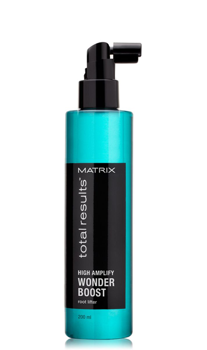 Matrix Total Results High Amplify Wonder Boost Root Lifter Cпрей для прикорневого объема, 250 млFS-00103 Matrix Total Results High Amplify Wonder Boost Root Lifter Cпрей для прикорневого объема, 250 млFS-00103Серия Total Results High Amplify создана для профессионального домашнего ухода за тонкими волосами, нуждающимися в дополнительном объеме.Спреи? High Amplify Wonder Boost Root Lifter (Хай Амплифай Вандер Буст Рут Лифтер) разработан для создания и поддержки прикорневого объема. Благодаря удобному аппликатору придаёт долговременный экстра-объём у корней или по всей длине волос, не утяжеляя волосы, обеспечивая подвижную фиксацию. Видимый мгновенный результат даже на тонких волосах. Помогает без лишних усилий создать голливудский объем, воздушные локоны или объемное плетение. Смотрите видео, в котором звезда мирового парикмахерского искусства Пол Фолтрик раскроет все секреты укладки с High Amplify Wonder Boost Root Lifter.