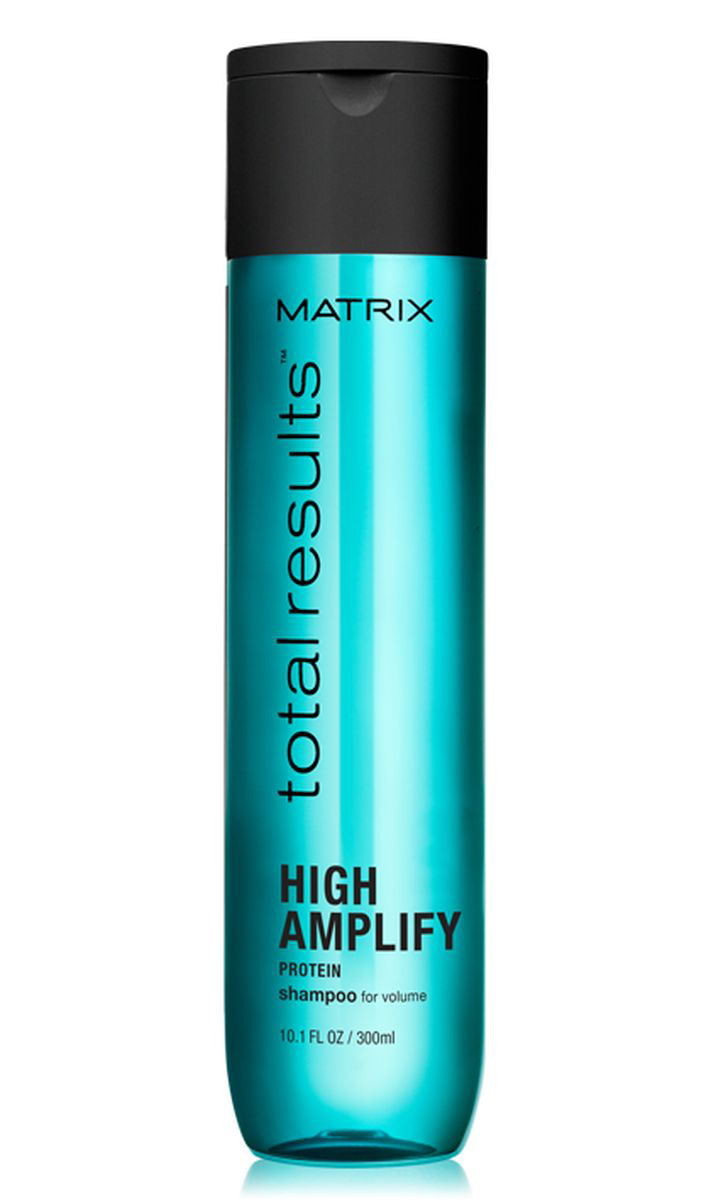 Matrix Total Results High Amplify Шампунь для объема, 300 млFS-00897 Matrix Total Results High Amplify Шампунь для объема, 300 млFS-00897Невесомая формула шампуня High Amplify (Хай Амплифай) с протеинами и без силиконов приподнимает структуру тонких, мягких волос, придавая им объём*. Волосы приподнимаются у корней и надолго сохраняют объём. *При использовании системы из шампуня, кондиционера и мусса для объема/ спрея для прикорневого объема.