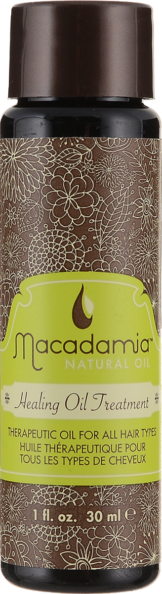 Macadamia Natural Oil Масло для волос Healing oil treatement, восстанавливающее, 30 млFS-00897 Macadamia Natural Oil Масло для волос Healing oil treatement, восстанавливающее, 30 млFS-00897Терапевтический уход Macadamia Natural Oil Healing oil treatement оптимально подходит любому типу волос, но особенно полезен для сухих и поврежденных волос. Обеспечивает интенсивное питание моментально проникая в структуру волоса, увлажняет, насыщает их витаминами и антиоксидантами. Волосы становятся ультра-гладкими, послушными и блестящими и легко расчесываются. Предотвращает выцветание интенсивности и насыщенности цвета окрашенных волос. Натуральная уф-защита.Товар сертифицирован.