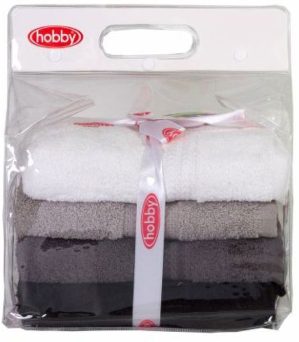 Набор полотенец Hobby Home Collection Rainbow, цвет: белый, серый, черный, 50 х 90 см, 4 шт68/5/4 Набор полотенец Hobby Home Collection Rainbow, цвет: белый, серый, черный, 50 х 90 см, 4 шт68/5/4Набор Hobby Home Collection Rainbow состоит из четырех махровых полотенец, выполненных из натурального 100% хлопка. Изделия мягкие, отлично впитывают влагу, быстро сохнут, сохраняют яркость цвета и не теряют форму даже после многократных стирок. Полотенца Hobby Home Collection Rainbow очень практичны и неприхотливы в уходе. Они легко впишутся в любой интерьер благодаря своей нежной цветовой гамме.Размер полотенец: 50 х 90 см.