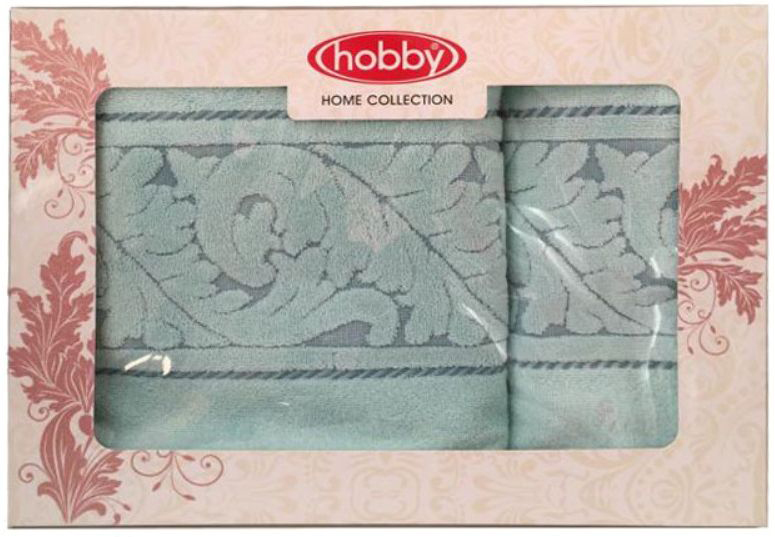 Набор полотенец Hobby Home Collection Sultan, цвет: ментоловый, 2 шт68/5/3 Набор полотенец Hobby Home Collection Sultan, цвет: ментоловый, 2 шт68/5/3Набор Hobby Home Collection Sultan состоит из двух махровых полотенец, выполненных из натурального 100% хлопка. Изделия мягкие, отлично впитывают влагу, быстро сохнут, сохраняют яркость цвета и не теряют форму даже после многократных стирок. Полотенца Hobby Home Collection Sultan очень практичны и неприхотливы в уходе. Они легко впишутся в любой интерьер благодаря своей нежной цветовой гамме.Размер полотенец: 50 х 90 см; 70 х 140 см.