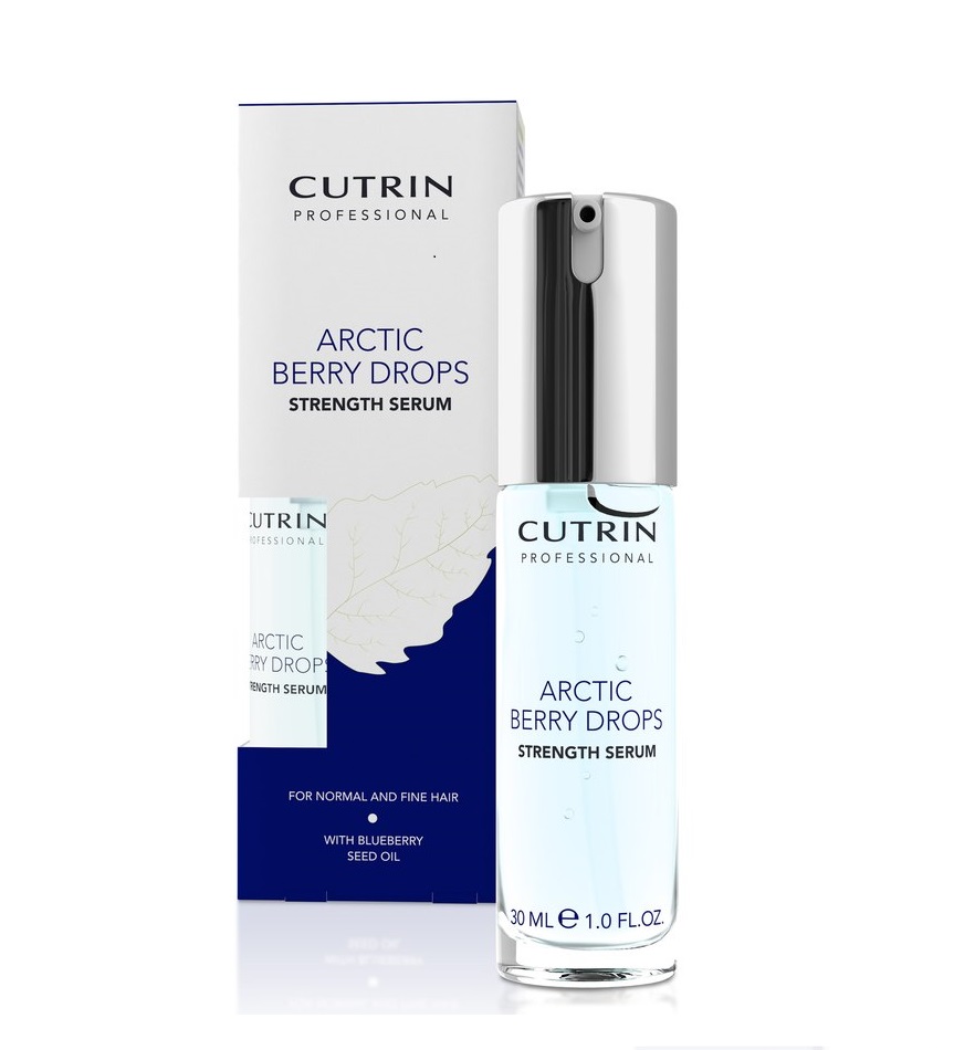 Cutrin Arctic Berry Drops Сыворотка Сила для нормальных и тонких волос, 30 млMP59.4D Cutrin Arctic Berry Drops Сыворотка Сила для нормальных и тонких волос, 30 млMP59.4DНесмываемый уход с природными маслами и эффектом омоложения серии Arctic Berry Drops финского бренда Cutrin. Обеспечивает бережный уход, питает глубокие слои волоса, не воздействует на цвет волос. Придает сияние и ухоженный свежий вид волосам. Содержит инновационные ультрафиолетовые фильтры, натуральные компоненты и имеет фруктовый аромат.