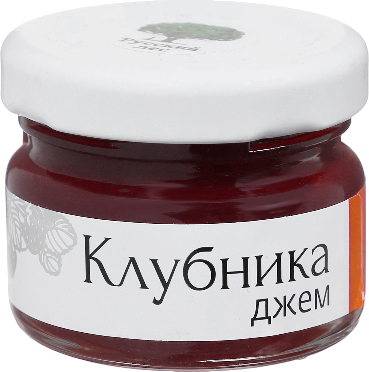 Русский лес Клубника джем без сахара, 25 г0120710 Русский лес Клубника джем без сахара, 25 г0120710Джемы к чаю - это сказка! Здоровый вариант без сахара - джемы Русский лес. Виноградный сок в качестве подсластителя придает мягкий вкус.Клубника - ароматная ягода, которая обладает уникальными пищевыми, лекарственными и полезными свойствами. Она содержит большое количество сахаров, витаминов, фолиевую кислоту, клетчатку, каротин, пектины, железо, кобальт, кальций, фосфор и марганец. Такое растение оказывает мощное оздоровительное влияние на человеческий организм. Ягоды клубники используются для лечения гипертонии, склероза, запоров и различных проблем с пищеварительной системой. Кроме того, многие формы запущенных состояний при экземах с легкостью решаются при особом лечении клубникой. Она способствует нормализации обмена веществ, а также помогает при серьезных болезнях сердца, при почечных недугах и малокровии.