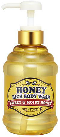 Skinfood Honey Rich Body Питательный медовый гель для душа, 430 млFS-36054 Skinfood Honey Rich Body Питательный медовый гель для душа, 430 млFS-36054Освежающий гель для душа на основе меда, предназначенный для интенсивного питания, восстановления, увлажнения, защиты от появления пигментации и увядания, устранения раздражений и шелушений. Активный состав натуральных растительных компонентов глубоко увлажняет кожу, препятствуя ее обезвоживанию и шелушению, разглаживает структуру кожи. Нежная текстура геля оставляет кожу бархатной и шелковистой долгое время. Содержит экстракт меда, масло ши.