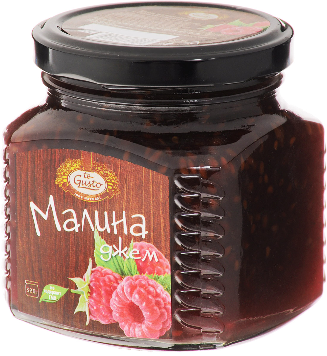 te Gusto Джем из малины, 320 г0120710 te Gusto Джем из малины, 320 г0120710Ароматный джем te Gusto сварен из малины, имеет желеобразную консистенцию с крупными кусочками фруктов. Для приготовления используются только свежие, тщательно отобранные плоды, созревшие в экологически чистых местах.Содержащиеся в малине вещества способствуют разжижению крови, препятствуя образованию тромбов. Благодаря высокому содержанию витамина С, малина становится незаменимым продуктом для повышения сил организма. Аромат и рубиновый оттенок повышают настроение, помогая побороть депрессию. Постоянное употребление малинового джема позволит вам укрепить сосуды.