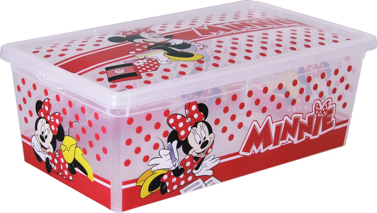 Ящик для хранения Disney Деко, цвет: белый, 5,5 л. М 2356-ДRG-D31S Ящик для хранения Disney Деко, цвет: белый, 5,5 л. М 2356-ДRG-D31SЯркий и оригинальный ящик для хранения Disney Деко с забавными персонажами непременно привлечет внимание ребенка и станет незаменимым для хранения игрушек, книжек и других детских принадлежностей. Он отлично впишется в детскую комнату и поможет приучить ребенка к порядку. Крышка ящика закрывается на защелки. Ящик безопасен благодаря своей форме с закругленными углами. Конструкция замков позволяет фиксировать крышку, что препятствует попаданию пыли, влаги, насекомых.
