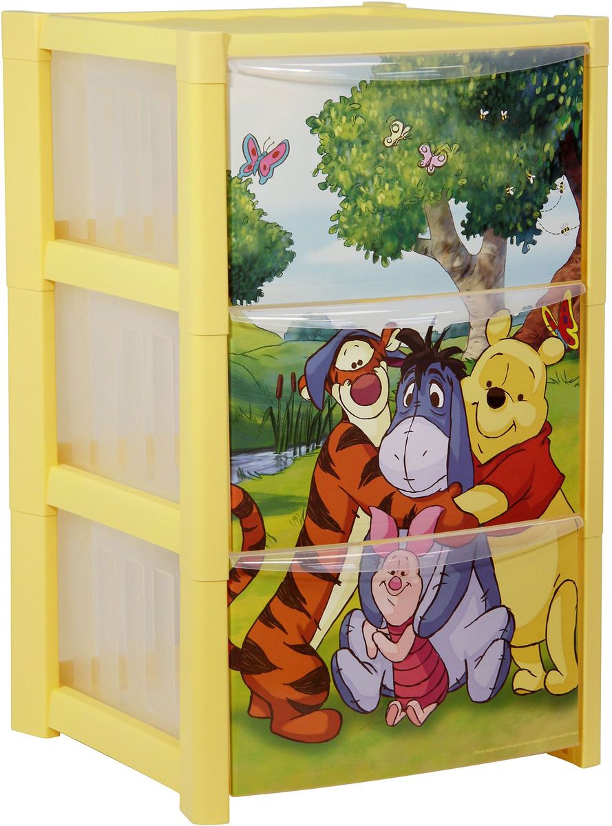 Комод Disney, цвет: банановый, 3 секции. М 2791-Д300148_розовый Комод Disney, цвет: банановый, 3 секции. М 2791-Д300148_розовыйКомод Disney - вместительный, современный и удобный комод с любимыми героями идеально подойдет для детской комнаты. Сглаженные углы и облегченная конструкция комода безопасны даже для самых активных детей. Яркие и сочные цвета идеально впишутся в интерьер детской комнаты.