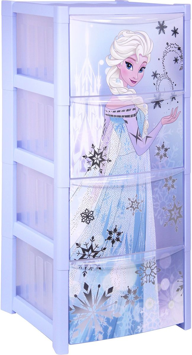 Комод Disney, цвет: голубой, 4 секции. М 2792-Д0354 Комод Disney, цвет: голубой, 4 секции. М 2792-Д0354Комод Disney - вместительный, современный и удобный комод с любимыми героями, который идеально подойдет для детской комнаты. Сглаженные углы и облегченная конструкция комода безопасны даже для самых активных детей. Яркие и сочные цвета идеально впишутся в интерьер детской комнаты.