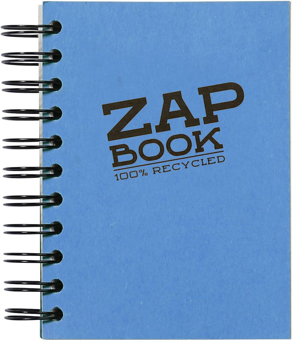 Блокнот Clairefontaine Zap Book, на спирали, цвет: синий, формат A6, 160 листов72523WD Блокнот Clairefontaine Zap Book, на спирали, цвет: синий, формат A6, 160 листов72523WDОригинальный блокнот Clairefontaine идеально подойдет для памятных записей, любимых стихов, рисунков и многого другого. Плотная обложкапредохраняет листы от порчи изамятия. Такой блокнот станет забавным и практичным подарком - он не затеряется среди бумаг, и долгое время будет вызывать улыбку окружающих.