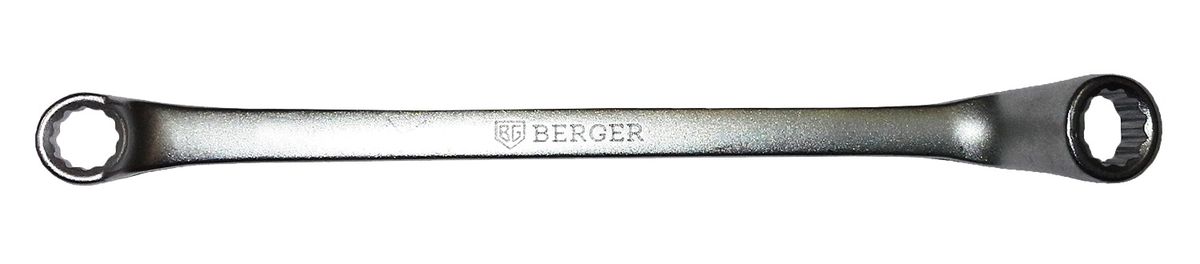 Ключ гнуто-накидной Berger, 30 х 32 мм. BG108280621 Ключ гнуто-накидной Berger, 30 х 32 мм. BG108280621Ключи на пластиковом держателе. Материал: Гнуто-накидной ключ полностью выполнен из прочной и качественной хром-ванадиевой стали, с антикоррозийным покрытием СатинУгол наклона накидной части 75°, позволяет работать инструментом в труднодоступных местах12-гранный рабочий профиль позволяет работать с 4-х, 6-ти и 12-ти гранным крепежомДвухсторонняя маркировка ключа облегчает идентификацию