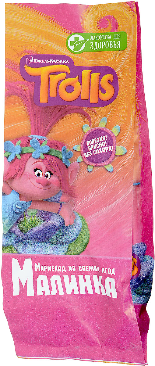 Лакомства для здоровья Trolls Малинка мармелад, 105 г0120710 Лакомства для здоровья Trolls Малинка мармелад, 105 г0120710Для многих родителей конфеты – это целая проблема! Ребенок готов на все, чтобы получить очередную порцию сладостей, и как ему не объясняй, что будет болеть живот и испортятся зубки, он ни за что вам не поверит. Однако далеко не все сладости такие вредные – мармелад Малинка, например, не содержит ни грамма сахара! Желейный мармелад с малиной придется вашему малышу по вкусу и заставит его надолго забыть о вредных сладостях.Уважаемые клиенты! Обращаем ваше внимание, что полный перечень состава продукта представлен на дополнительном изображении.