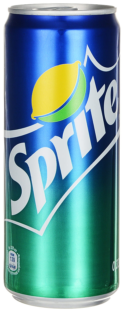 Sprite напиток сильногазированный, 0,33 л101246 Sprite напиток сильногазированный, 0,33 л101246Sprite - освежающий безалкогольный газированный напиток со вкусом лимона и лайма.Уважаемые клиенты! Обращаем ваше внимание на то, что упаковка может иметь несколько видов дизайна. Поставка осуществляется в зависимости от наличия на складе.Уважаемые клиенты! Обращаем ваше внимание, что полный перечень состава продукта представлен на дополнительном изображении.