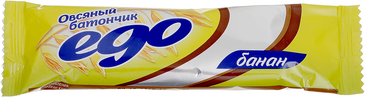 Ego Батончик овсяный Банан, 35 г0120710 Ego Батончик овсяный Банан, 35 г0120710Овсяный батончик Ego со вкусом банана отлично подойдет в качестве легкого и полезного перекуса на каждый день. Продукт содержит множество полезных витаминов и микроэлементов.Уважаемые клиенты! Обращаем ваше внимание, что полный перечень состава продукта представлен на дополнительном изображении.