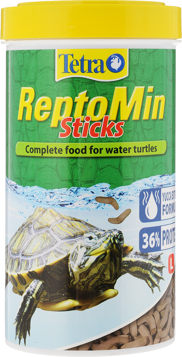 Корм для водных черепах Tetra ReptoMin, палочки, 500 мл (110 г)0120710 Корм для водных черепах Tetra ReptoMin, палочки, 500 мл (110 г)0120710Корм Tetra ReptoMin - полноценный сбалансированный питательный корм высшего качества для любых видов водных черепах. Поддерживает здоровье, нормальный рост и придает жизненные силы. Оптимальное соотношение кальция и фосфора для формирования твердого панциря и крепких костей. Запатентованная БиоАктив-формула обеспечивает здоровую иммунную систему.Состав: растительные продукты, рыба и побочные рыбные продукты, экстракты растительного белка, дрожжи, минеральные вещества, моллюски и раки, масла и жиры, водоросли. Аналитические компоненты: сырой белок 39%, сырые масла и жиры 4,5%, сырая клетчатка 2%, влага 9%, кальций 3,3%, фосфор 1,3%. Добавки: витамин А 29550 МЕ/кг, витамин Д3 1845 МЕ/кг, Е5 марганец 134 мг/кг, Е6 цинк 80 мг/кг, Е1 железо 52 мг/кг, Е3 кобальт 0,9 мг/кг, красители, антиоксиданты. Товар сертифицирован.