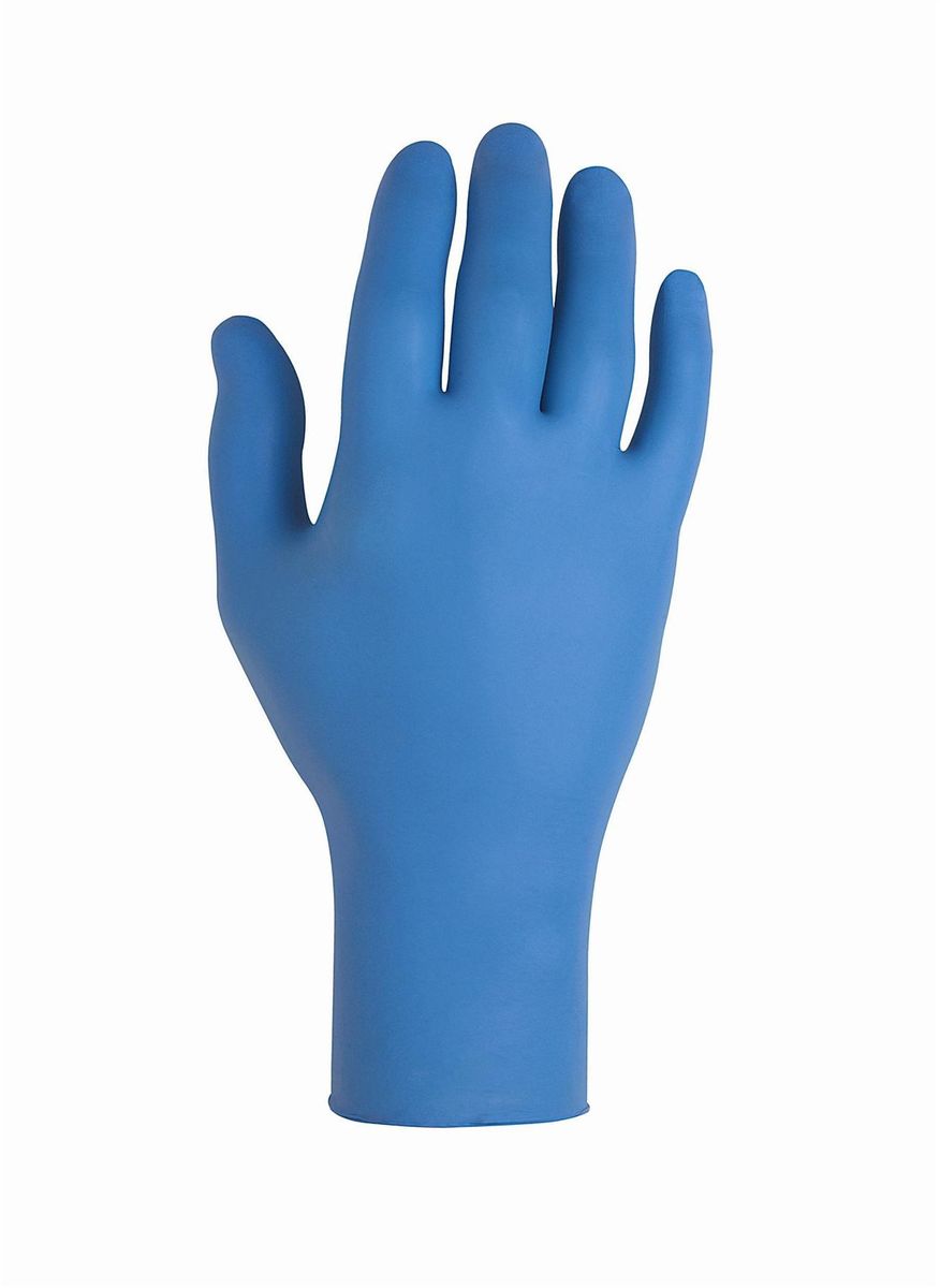 Перчатки хозяйственные Kleenguard G10 FleX, размер 7 (S), цвет: голубой, 500 шт787502 Перчатки хозяйственные Kleenguard G10 FleX, размер 7 (S), цвет: голубой, 500 шт787502Ассортимент нитриловых защитных перчаток общего применения. Универсальные тонкие нитриловые перчатки - идеальное решение, обеспечивающее защиту СИЗ категории I (CE Simple) в автомобильной промышленности, в машиностроении, при работах на складах, выполнении инженерно-технических работ, очистки, в пищевой промышленности и на предприятиях общественное питания. Прочные и эргономичные перчатки с улучшенным захватом и повышенной тактильной чувствительностью для работ с мелкими деталями. Рекомендованы к использованию в пищевой промышленности или HoReCa.Формат поставки: перчатки с универсальным дизайном для обеих рук; толщина 0,06 мм; не содержат присыпку и латекс; усиленная манжета для дополнительной прочности, рельефная поверхность пальцев для лучшего захвата; широкий ассортимент размеров - от XS до XL - обеспечивает комфортное ношение.Размеры:38518 - XS (6)38519 - S (7)38520 - M (8)38521 - L (9)38522 - XL (10)