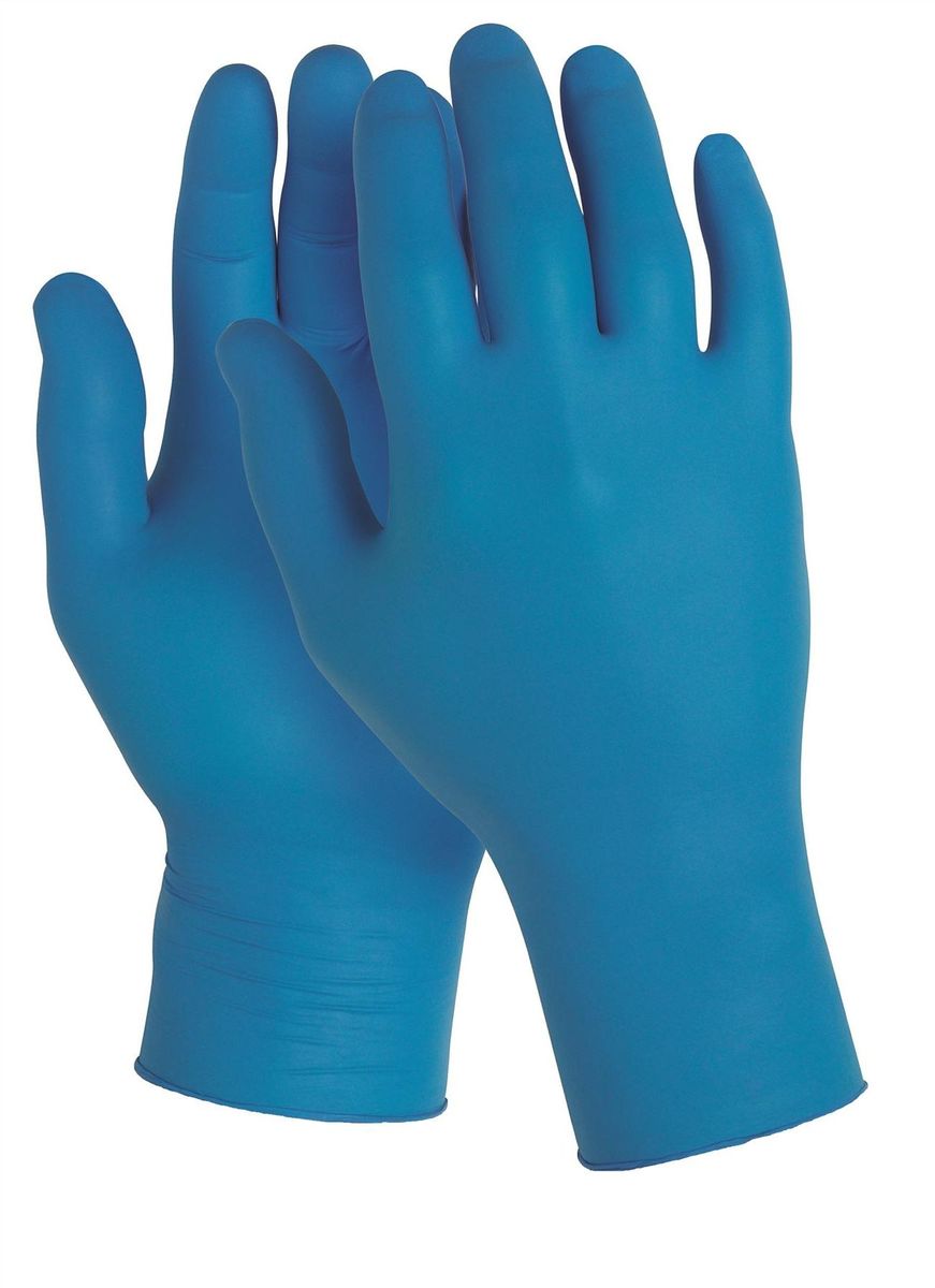 Перчатки хозяйственные Kleenguard G10 Arctic Blue Nitrile, размер 7 (S), цвет: синий, 1000 шт787502 Перчатки хозяйственные Kleenguard G10 Arctic Blue Nitrile, размер 7 (S), цвет: синий, 1000 шт787502Ассортимент нитриловых защитных перчаток общего применения. Универсальные тонкие нитриловые перчатки - идеальное решение, обеспечивающее защиту СИЗ категории I (CE Simple) в автомобильной промышленности, в машиностроении, при работах на складах, выполнении инженерно-технических работ, очистки, в пищевой промышленности и на предприятиях общественное питания. Прочные и эргономичные перчатки с улучшенным захватом и повышенной тактильной чувствительностью для работ с мелкими деталями. Могут быть использованы в пищевой промышленности или HoReCa.Формат поставки: перчатки с универсальным дизайном для обеих рук; толщина 0,06 мм; не содержат присыпку и латекс; усиленная манжета для дополнительной прочности, рельефная поверхность пальцев для лучшего захвата; широкий ассортимент размеров - от XS до XL - обеспечивает комфортное ношение.Размеры:90095 - XS (6)90096 - S (7)90097 - M (8)90098 - L (9)90099 - XL (10)