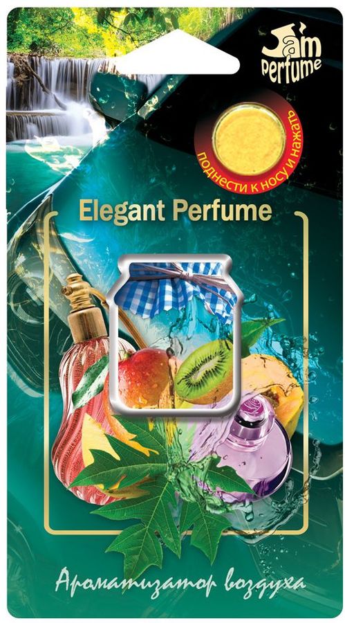 Ароматизатор Fouette Jam perfume. Elegant Perfume, мембранныйJ-11 Ароматизатор Fouette Jam perfume. Elegant Perfume, мембранныйJ-11Уникальность ароматизатора Fouette Jam perfume. Elegant Perfume, заключается в применении инновационной мембранной плёнки со специальными микропорами. Данная технология позволяет мембране эффективно пропускать ароматические вещества парфюма, оставляя при этом жидкость отдушки внутри.В ароматизаторе Fouette этой серии используется премиальная, профессиональная отдушка высшего качества. Использование другой отдушки, приводит к закупориванию пор в мембранной плёнке.В процессе производства мембрана покрывается специальной металлизированной плёнкой, которая препятствует выделению аромата до начала эксплуатации.