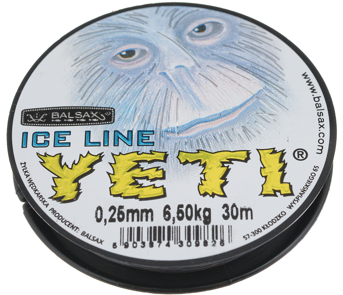 Леска зимняя Balsax Yeti, 30 м, 0,25 мм, 6,5 кгMABLSEH10001 Леска зимняя Balsax Yeti, 30 м, 0,25 мм, 6,5 кгMABLSEH10001Леска Balsax Yeti изготовлена из 100% нейлона и очень хорошо выдерживает низкие температуры. Даже в самом холодном климате, при температуре вплоть до -40°C, она сохраняет свои свойства практически без изменений, в то время как традиционные лески становятся менее эластичными и теряют прочность.Поверхность лески обработана таким образом, что она не обмерзает и отлично подходит для подледного лова. Прочна в местах вязки узлов даже при минимальном диаметре.