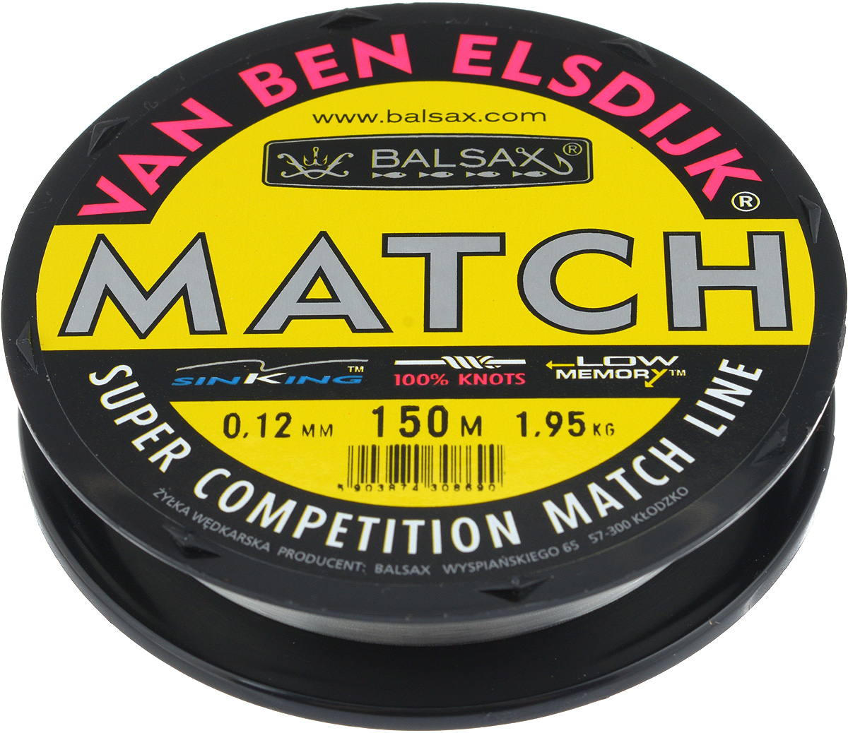 Леска Balsax Match VBE, 150 м, 0,12 мм, 1,95 кг59276 Леска Balsax Match VBE, 150 м, 0,12 мм, 1,95 кг59276Опытным спортсменам, участвующим в соревнованиях, нужна надежная леска, в которой можно быть уверенным в любой ситуации. Леска Balsax Match VBE отличается замечательной прочностью на узле и высокой сопротивляемостью к истиранию. Она была проверена на склонность к остаточным деформациям, чтобы убедиться в том, что она обладает наиболее подходящей растяжимостью, отвечая самым строгим требованиям рыболовов. Такая леска отлично подходит как для спортивного, так и для любительского рыболовства.