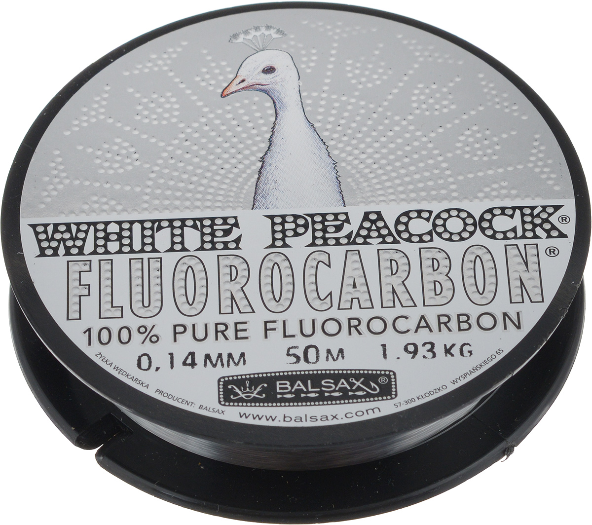 Леска флюорокарбоновая Balsax White Peacock, 50 м, 0,14 мм, 1,93 кг4271825 Леска флюорокарбоновая Balsax White Peacock, 50 м, 0,14 мм, 1,93 кг4271825Флюорокарбоновая леска Balsax White Peacock становится абсолютно невидимой в воде. Обычные лески отражают световые лучи, поэтому рыбы их обнаруживают. Флюорокарбон имеет приближенный к воде коэффициент преломления, поэтому пропускает сквозь себя свет, не давая отражений. Рыбы не видят флюорокарбон. Многие рыболовы во всем мире используют подобные лески в качестве поводковых, благодаря чему получают более лучшие результаты.Флюорокарбон на 50% тяжелее обычных лесок и на 78% тяжелее воды. Понятно, почему этот материал используется для рыболовных лесок, он тонет очень быстро. Флюорокарбон не впитывает воду даже через 100 часов нахождения в ней. Обычные лески впитывают до 10% воды в течение 24 часов, что приводит к потере 5 - 10% прочности. Сопротивляемость флюорокарбона к истиранию значительно больше, чем у обычных лесок. Он выдерживает температуры от -40°C до +160°C.