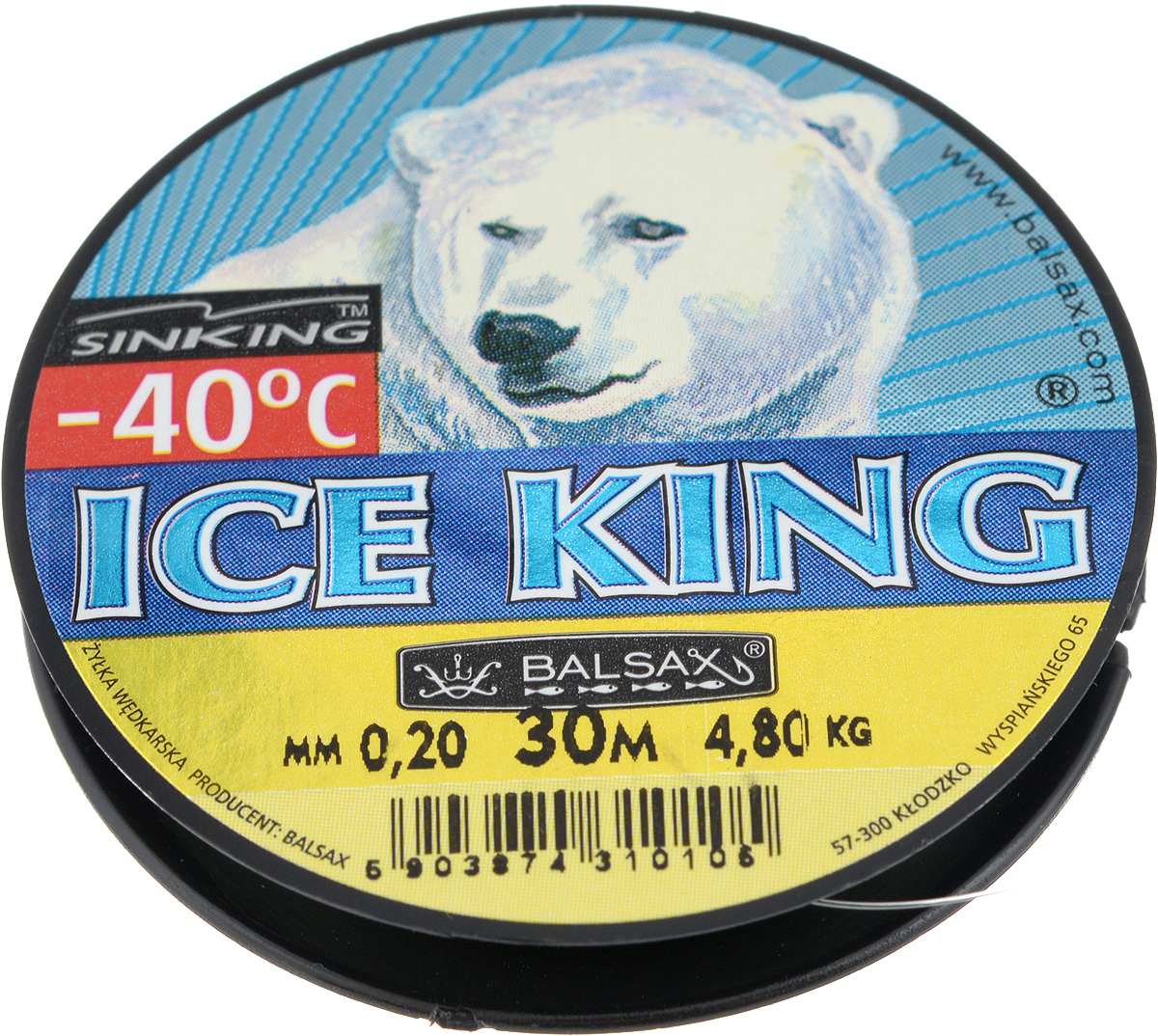 Леска зимняя Balsax Ice King, 30 м, 0,20 мм, 4,8 кг010-01199-01 Леска зимняя Balsax Ice King, 30 м, 0,20 мм, 4,8 кг010-01199-01Леска Balsax Ice King изготовлена из 100% нейлона и очень хорошо выдерживает низкие температуры. Даже в самом холодном климате, при температуре вплоть до -40°C, она сохраняет свои свойства практически без изменений, в то время как традиционные лески становятся менее эластичными и теряют прочность.Поверхность лески обработана таким образом, что она не обмерзает и отлично подходит для подледного лова. Прочна в местах вязки узлов даже при минимальном диаметре.