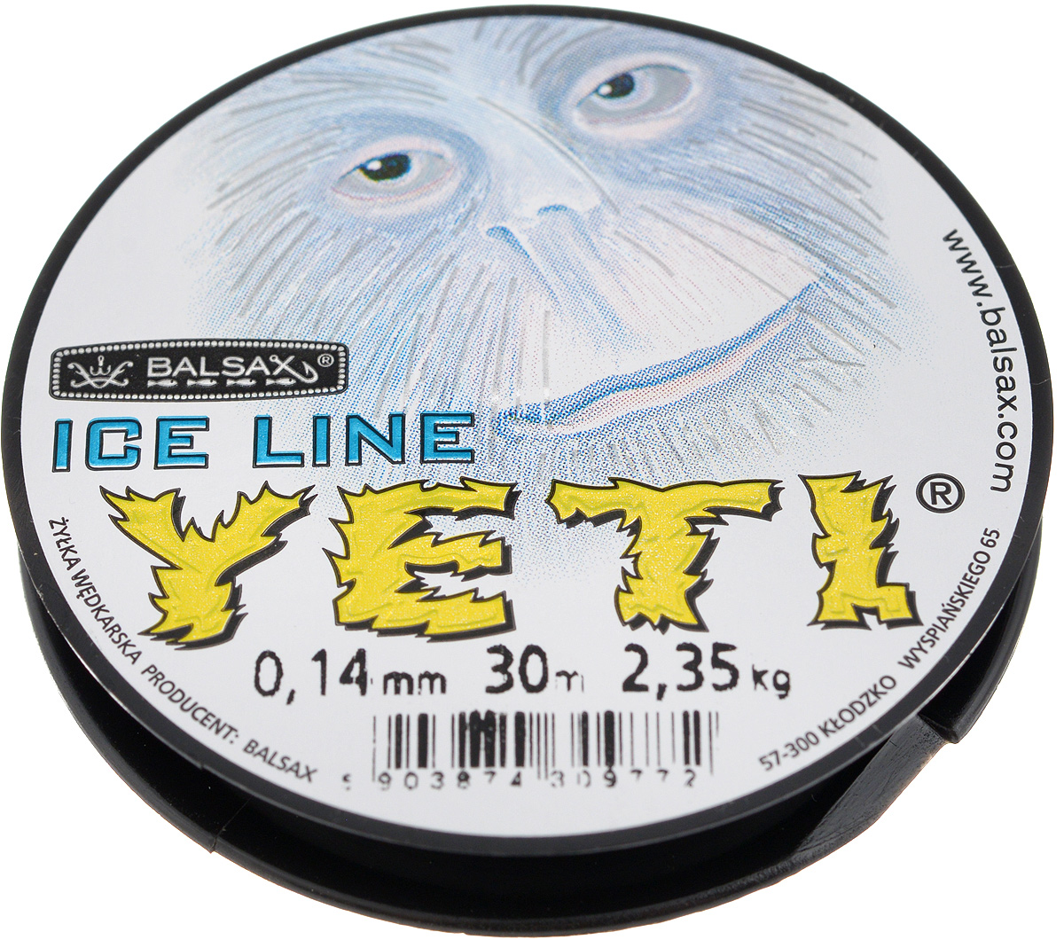 Леска зимняя Balsax Yeti, 30 м, 0,14 мм, 2,35 кг59267 Леска зимняя Balsax Yeti, 30 м, 0,14 мм, 2,35 кг59267Леска Balsax Yeti изготовлена из 100% нейлона и очень хорошо выдерживает низкие температуры. Даже в самом холодном климате, при температуре вплоть до -40°C, она сохраняет свои свойства практически без изменений, в то время как традиционные лески становятся менее эластичными и теряют прочность.Поверхность лески обработана таким образом, что она не обмерзает и отлично подходит для подледного лова. Прочна в местах вязки узлов даже при минимальном диаметре.
